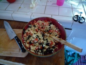 A meal at Hawthorn House