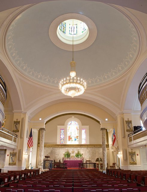 The Dome at St. John's Church. Still not retractable